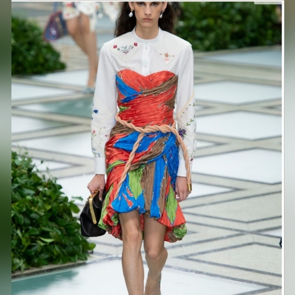 Tory Burch Tops - Tory Burch Women's Afternoon Tea Handkerchief Blouse Western Farm Country Medium